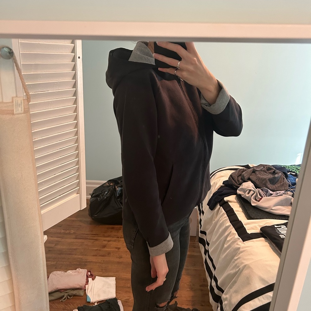 Lululemon reversible grey/black hoodie